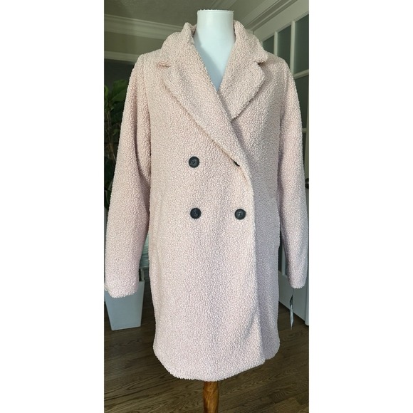 sherpa adventure gear Other - Art Class Sherpa Coat Pink Teddy Fleece Jacket Girls XL 14/16 Double Breasted